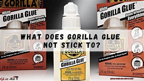 Does Gorilla Glue stick to aluminum?
